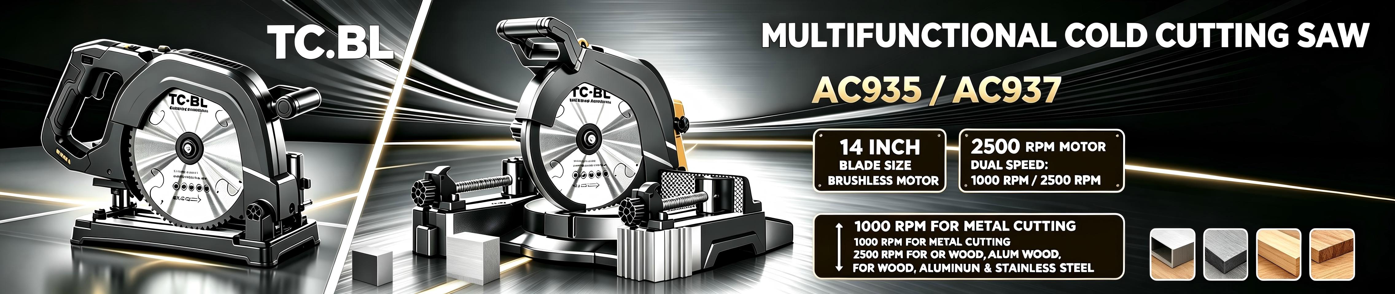 AC935/AC937 MULTIFUNCTIONAL COLD CUTTING SAW